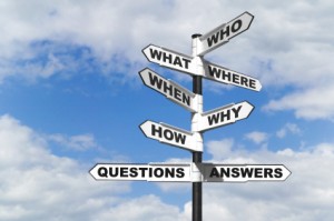 Image of Questions and Answers Signpost