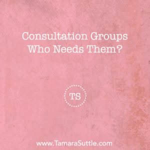 Consultation Groups - Who Needs Them