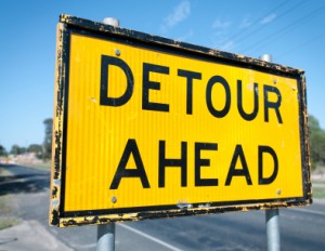 Image of Detour Ahead Sign