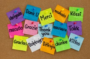 Image of Thank You in Different Languages