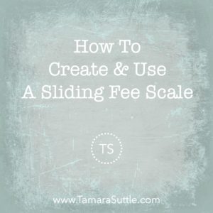 How to Create & Use a Sliding Scale