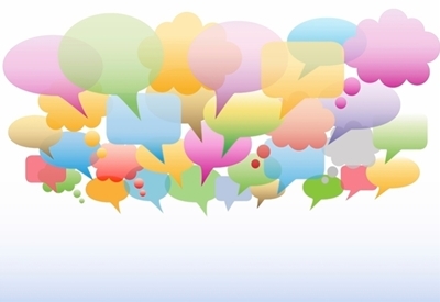 Social Media Speech Bubbles Pastel