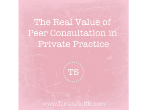 Real Value of Peer Consultation - draft